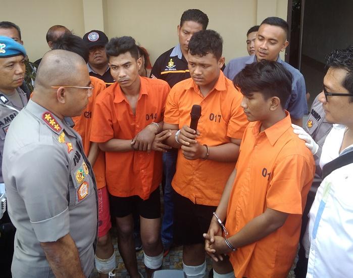 Polsek Medan Baru Berhasil Bongkar Sindikat Jambret di Medan, 4 Pelaku Dihadiahi Timah Panas