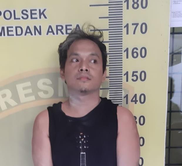 Babat Habis Peredaran Narkoba, Polsek Medan Area Tangkap Pengedar Sabu di Jalan Denai