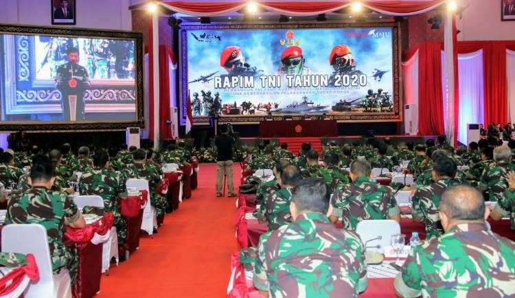 Panglima TNI: Rapim TNI Mantapkan Soliditas dan Profesionalitas TNI