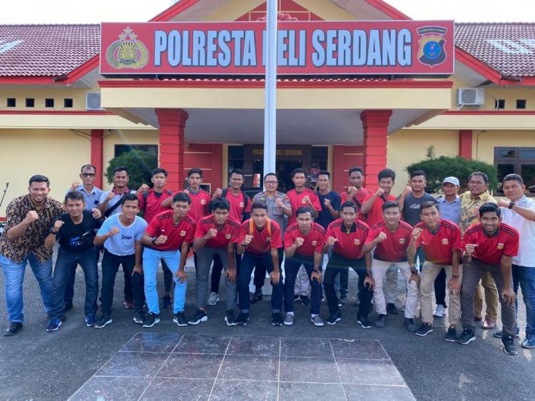 Lepas Tim Sepakbola Polresta Deli Serdang, Kombes Yemi Optimis Menang