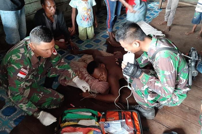 Yonif MR 411/Pdw Kostrad Rawat Siprianus Bennojai, Korban Penusukan di Kampung Kwel Merauke