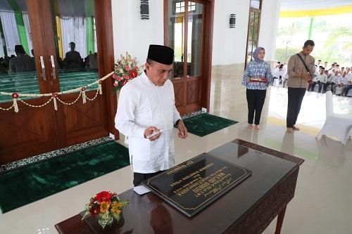 Plt Wali Kota Medan Hadiri Peresmian Mesjid Gubsu di Jalan Urip