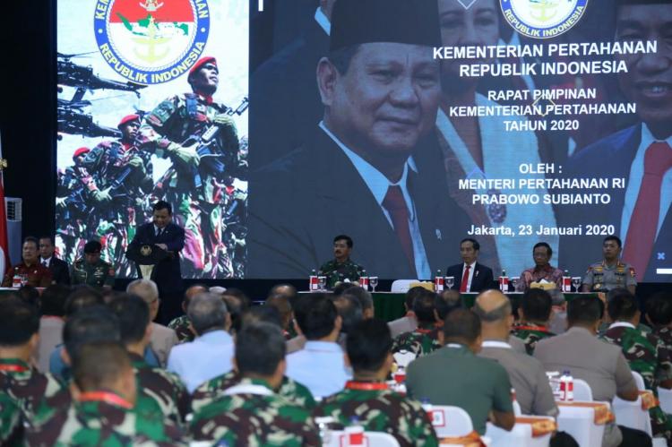 Panglima TNI Hadiri Rapim Kemhan Tahun 2020