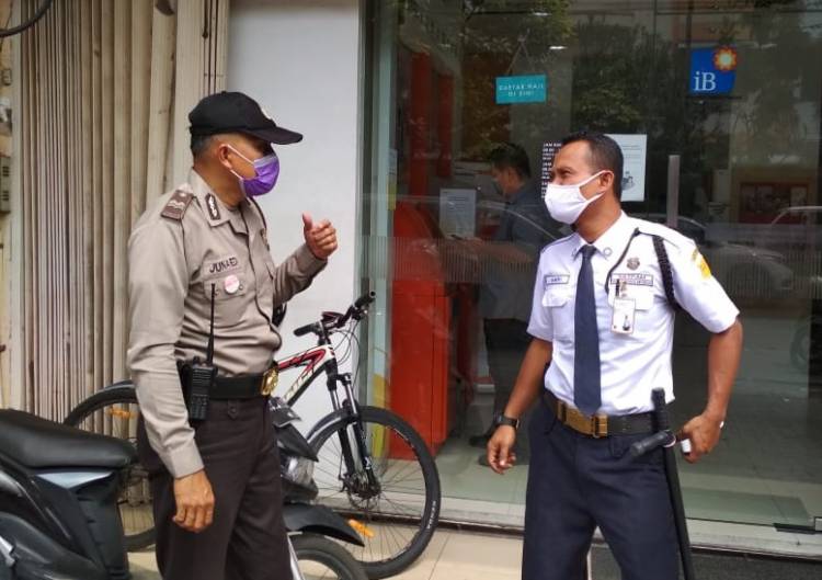 Cegah Penyebaran Covid-19, Polsek Medan Area Imbau Warga Patuhi Protokol Kesehatan