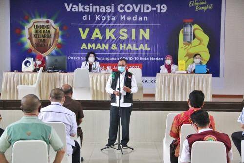 Hari Ini Dimulai Vaksinasi Covid-19 di Kota Medan