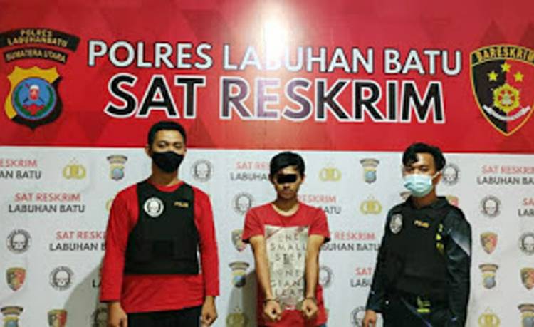 Maling Ponsel Terekam CCTV, Tekab Polres Labuhanbatu Tangkap Pelaku