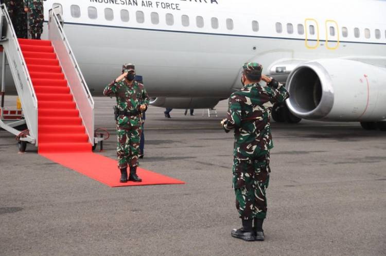 Panglima TNI Tinjau Fasilitas Baru di Lanud Iswahjudi Madiun
