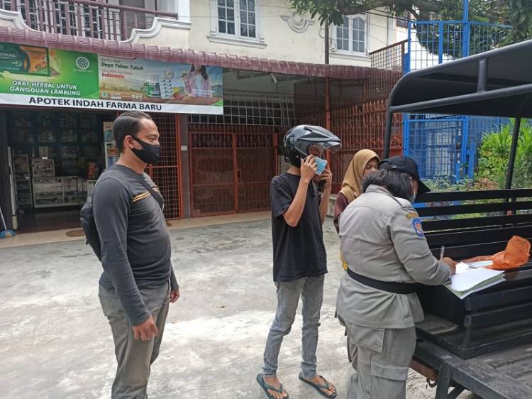 Langgar Prokes, 28 Orang Terima Sanksi Sosial dari Polsek Medan Timur