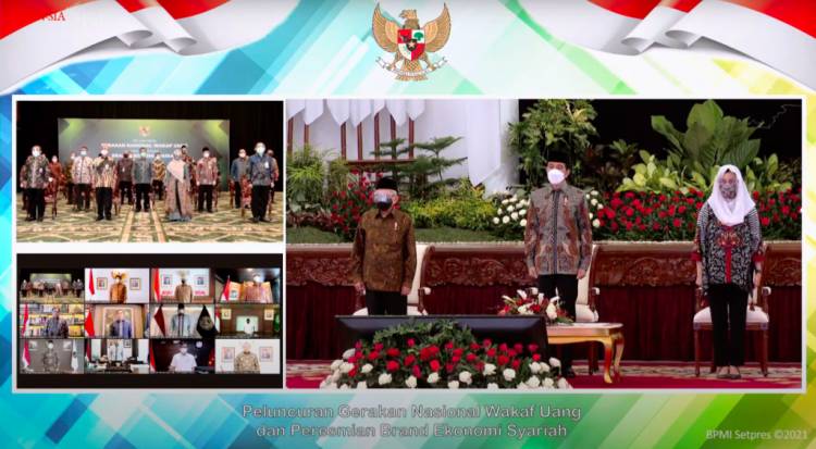 Presiden Jokowi Luncurkan Gerakan Nasional Wakaf Uang dan Resmikan Brand Ekonomi Syariah