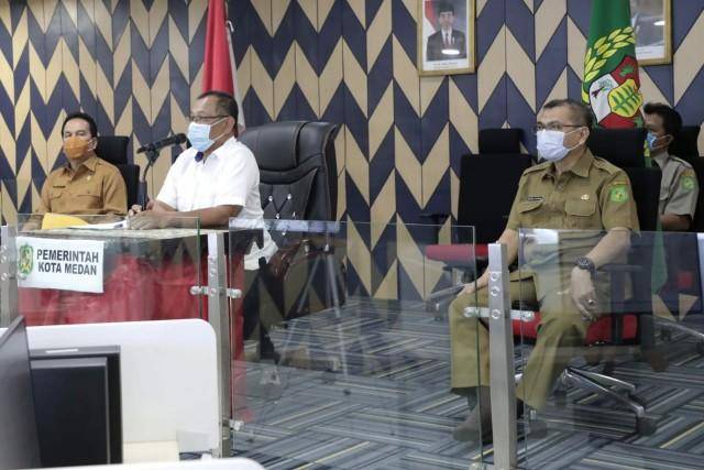 Plt Walikota Medan Siap Laksanakan Arahan Gubsu Dalam Upaya Pencegahan dan Pengendalian Kasus Covid-19
