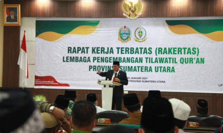 Rakertas LPTQ Sumut, Gubernur Edy Rahmayadi Minta Perkuat Kerjasama dengan Pemkab/Pemko