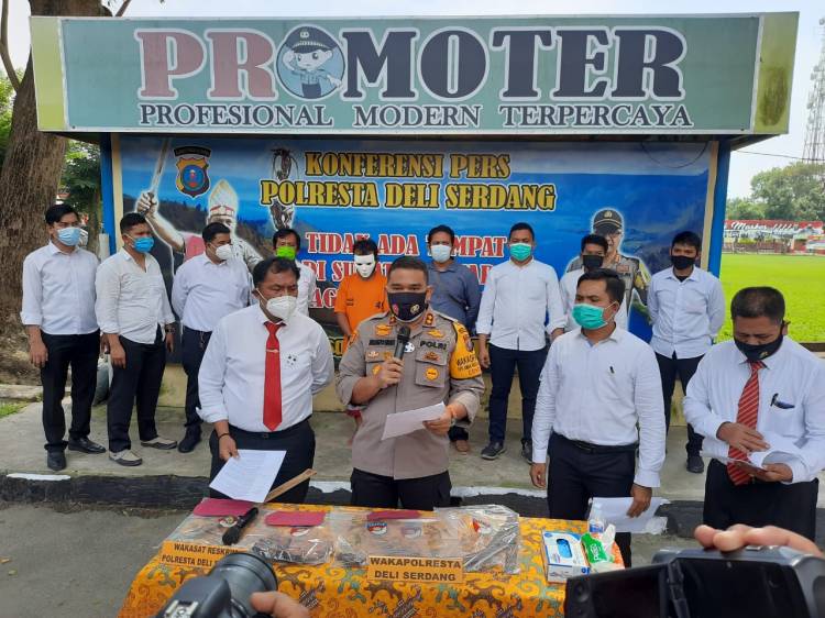 Pelaku Pembunuhan Ngasil Tarigan Ditangkap Petugas Satreskrim Polresta Deli Serdang