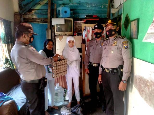 Polsek Medan Timur Kembali Gulirkan Bantuan Sembako untuk Warga Kurang Mampu
