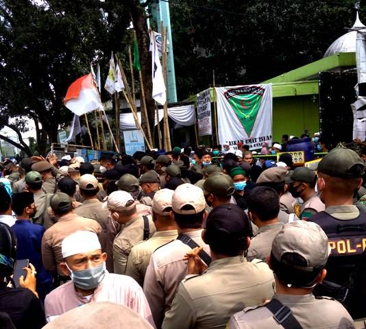 Petugas Gabungan Bubarkan Ceramah Ustadz Abdul Somad di Komplek Asia Mega Mas Medan, Diduga Langgar Protokol Kesehatan