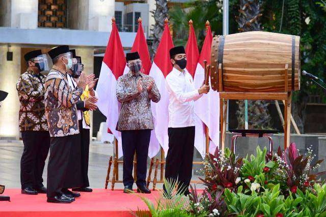 Presiden Jokowi Resmikan Renovasi Masjid Istiqlal, Jadi Pusat Pengembangan Syiar Islam, Membangun Toleransi