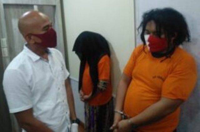 Pasangan Kekasih Paruh Baya Ditangkap Polisi di Kawasan Jalan AR Hakim Medan