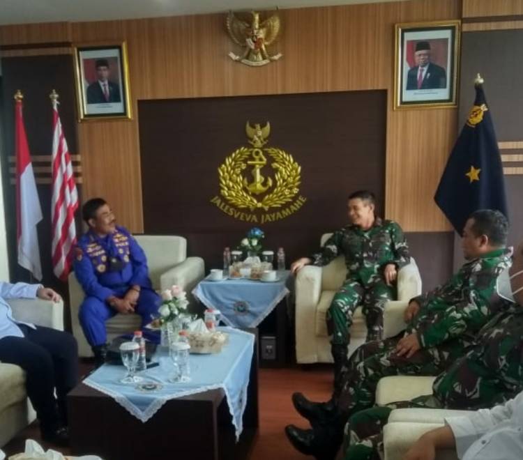 Danlantamal I Belawan Terima Audiensi Dirpol Air Polda Sumut