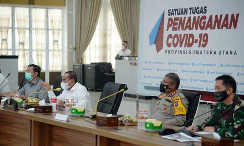 Satu Tahun Hadapi Covid-19, Gubernur Sumut Minta Semua Pihak Tidak Bosan dan Tetap Disiplin Lawan Covid-19