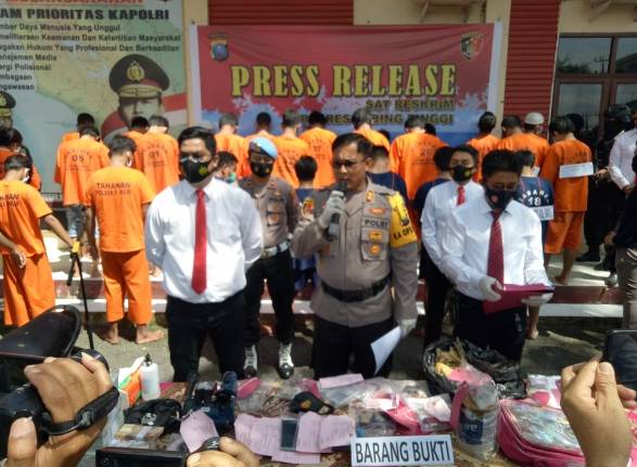 2 Pekan Bertugas, Kapolres Tebingtinggi AKBP Agus Sugiryarso Berhasil Ungkap 14 Kasus Narkoba