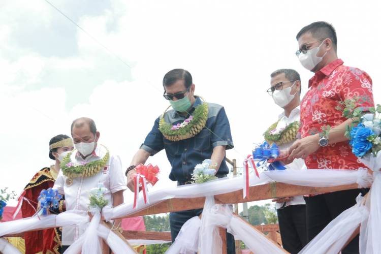 Menkumham Resmikan KMP. Wira Nauli di Gunungsitoli