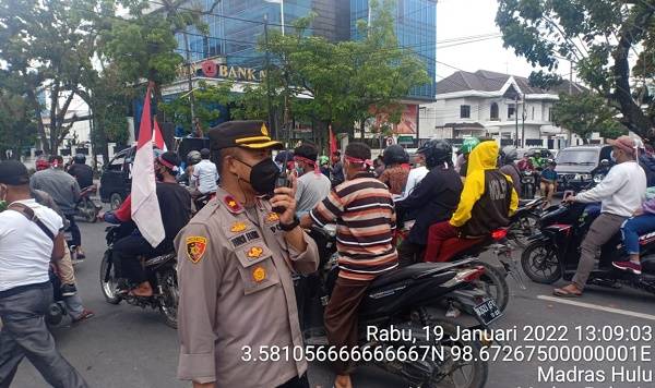 Minta Usut Sindikat Mafia Tanah di Sumut, KRB Gelar Demo di Kantor Gubsu