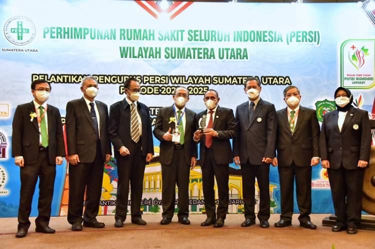 Pelantikan Persi dan Makersi, Edy Rahmayadi Minta Tingkatkan Kualitas Layanan Kesehatan di Sumut