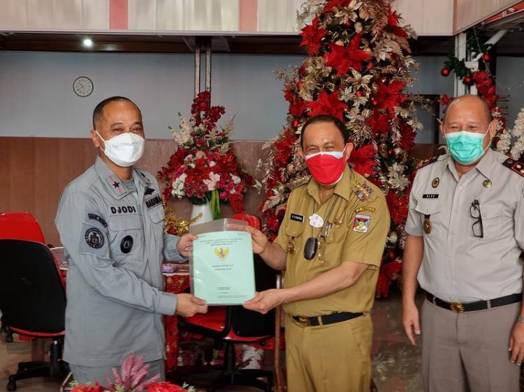Bakamla RI Terima Sertifikat Tanah 7 Ha dari Pemerintah Kabupaten Minahasa