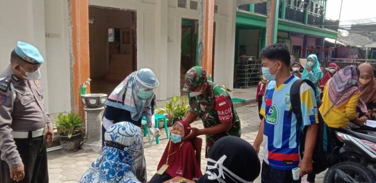 TNI-Polri di Sugio Gencar Lakukan Tracing