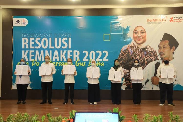 Tiga Resolusi Kemnaker Hadapi Tantangan 2022