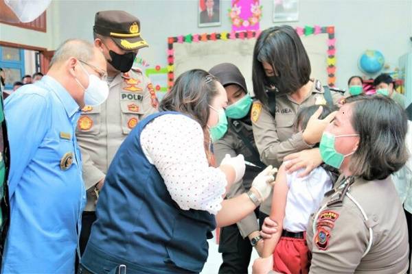 Pemko Gunungsitoli Laksanakan Vaksinasi Merdeka Anak