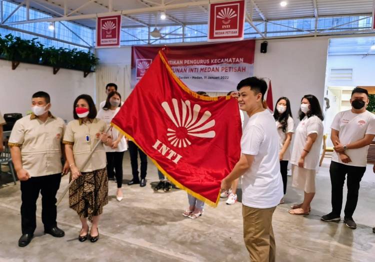 Ketua INTI Medan Janlie Kukuhkan Pengurus Perhimpunan Indonesia Tionghoa Medan Petisah