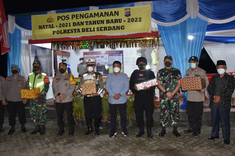 Sekda Deli Serdang Lepas Tim Patroli Gabungan Skala Besar, Amankan Malam Tahun Baru 2022