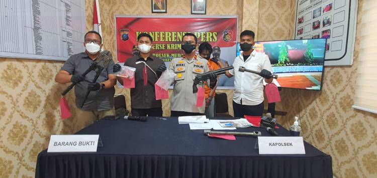 Polsek Medan Kota Ringkus Sindikat Pencurian Ban Serap
