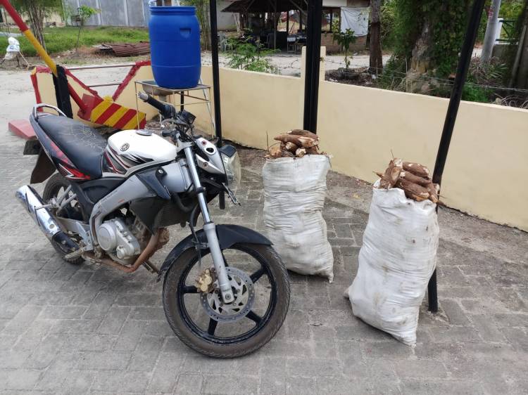 Curi 2 Karung Ubi Kayu, Seorang Pria Diserahkan ke Polsek Firdaus