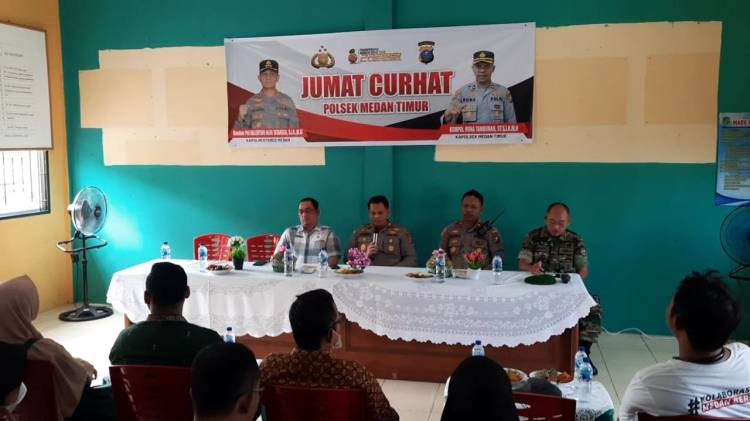 Waka Polrestabes Medan Dengarkan Curhatan Warga Medan Timur