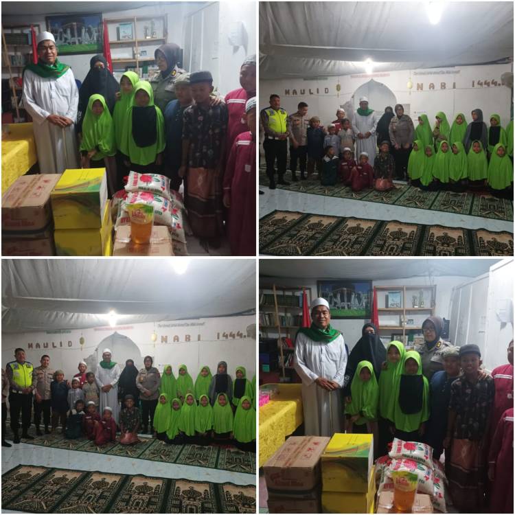 HUT Kapolda Sumut, Polrestabes Medan Gulirkan Bantuan Sembako ke Panti Asuhan dan Pondok Pesantren di Sergai 