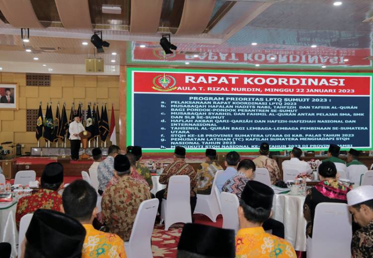 LPTQ Kabupaten/Kota se-Sumut Diminta Dukung Upaya Pemenuhan Guru Agama Islam di Sekolah