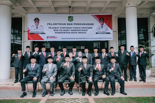  Walikota Medan Lantik dan Kukuhkan 102 Pejabat di Lingkungan Pemko Medan
