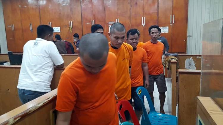  Satreskrim Polrestabes Medan Tangkap Lima Pelaku Komplotan Penipuan Modus Jual Mobil Lelang