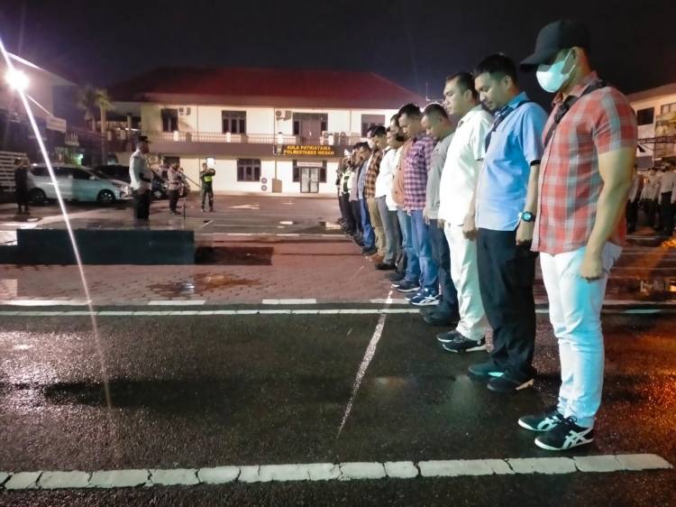 Cegah Kejahatan Jalanan, Polrestabes Medan Gelar Sispamkota Akhir Pekan 