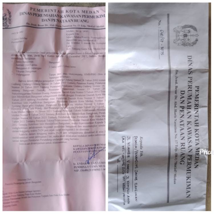 Terkait Pengurusan SIMB, Warga Minta Pemko Medan Tidak Tebang Pilih