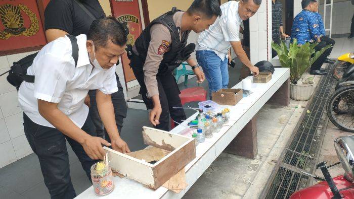  Gerebek Narkoba di Jermal XV, Polisi Amankan Alat Isap Sabu dan Seorang Warga 