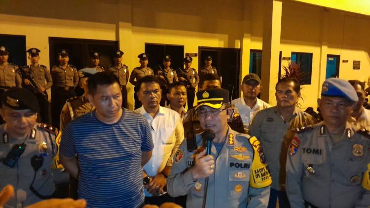 Samapta Polrestabes Medan dan Polsek Sunggal Amankan Ratusan Remaja Kelompok Geng Motor