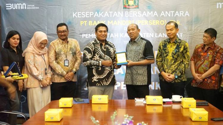 Pemkab Langkat dan Bank Mandiri Teken MoU, Plt Bupati Langkat: Semoga Meningkatkan UMKM