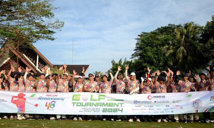 Buka Turnamen Golf Inalum, Pj Gubernur Berharap Semakin Banyak Atlet Lahir darI Sumut