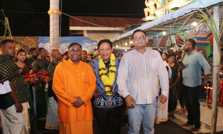 Hadiri Perayaan Hanuman Jayanti, Pj Gubernur Sumut Harapkan Bisa Jadi Agenda Tetap Kalender Wisata