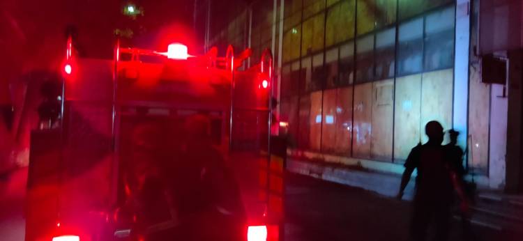 Sembilan Kios di Pusat Pasar Medan Terbakar