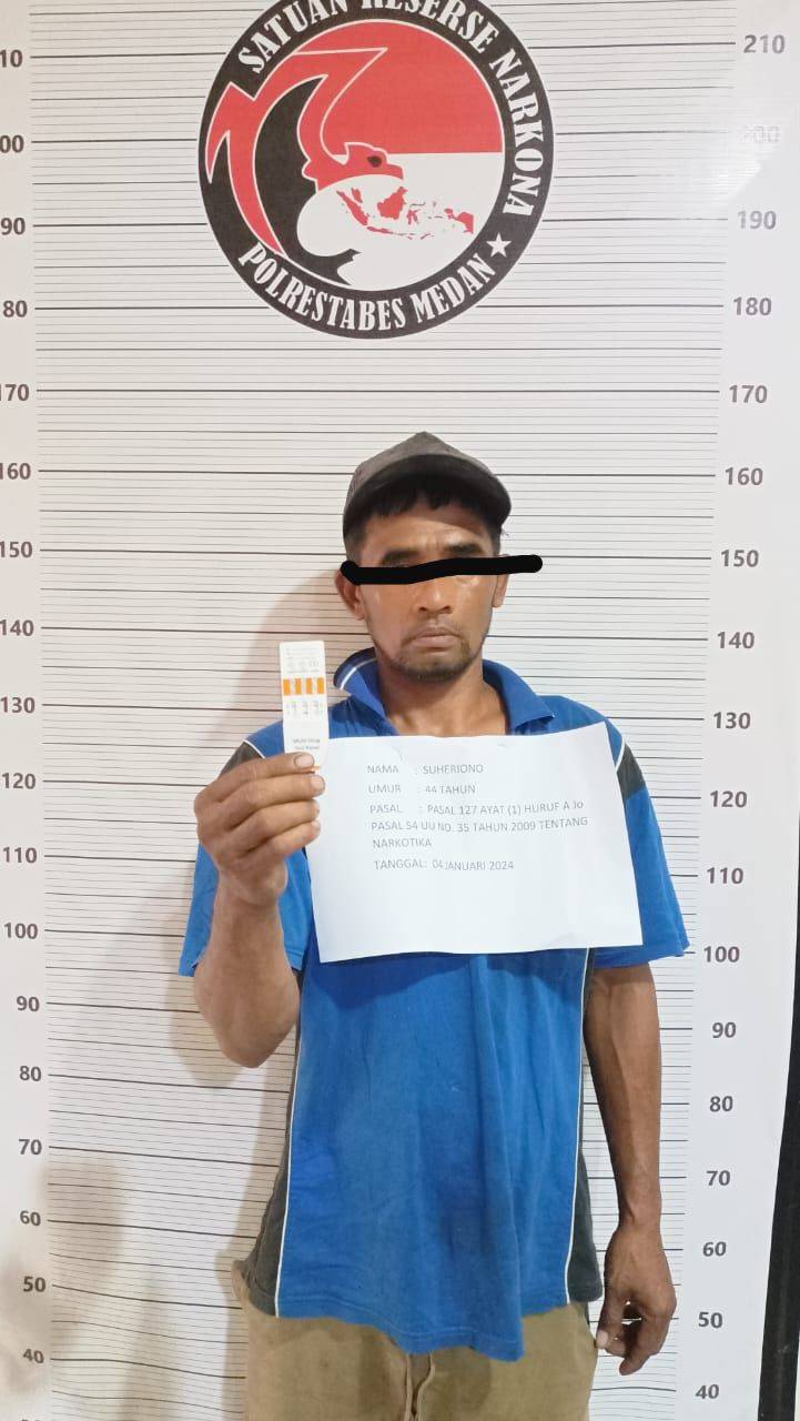 Tim Gabungan Gerebek Lapak Narkoba Sei Mencirim, Pengedar dan Pecandu Sabu Ditangkap