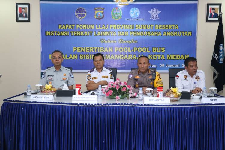 Optimalkan Terminal Terpadu Amplas, Bus Dilarang Naik-Turunkan Penumpang di Jalan Sisingamangaraja