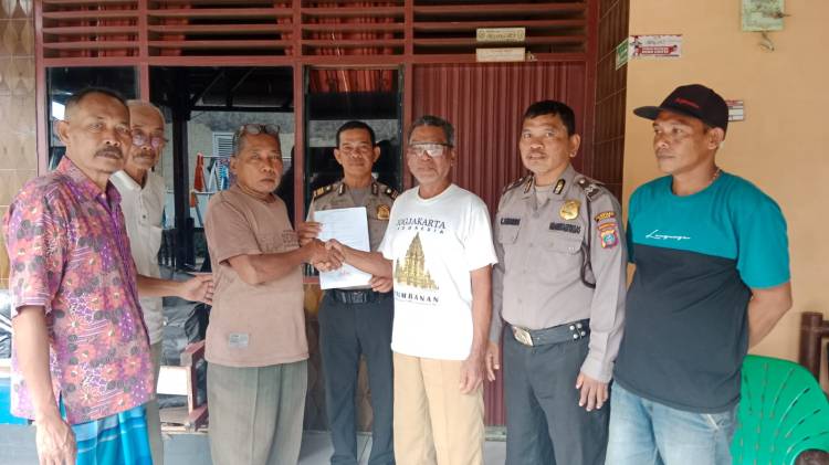 Menjaga Kamtibmas Makin Kondusif, Unit Binmas Polsek Deli Tua Mediasi Permasalahan Warga